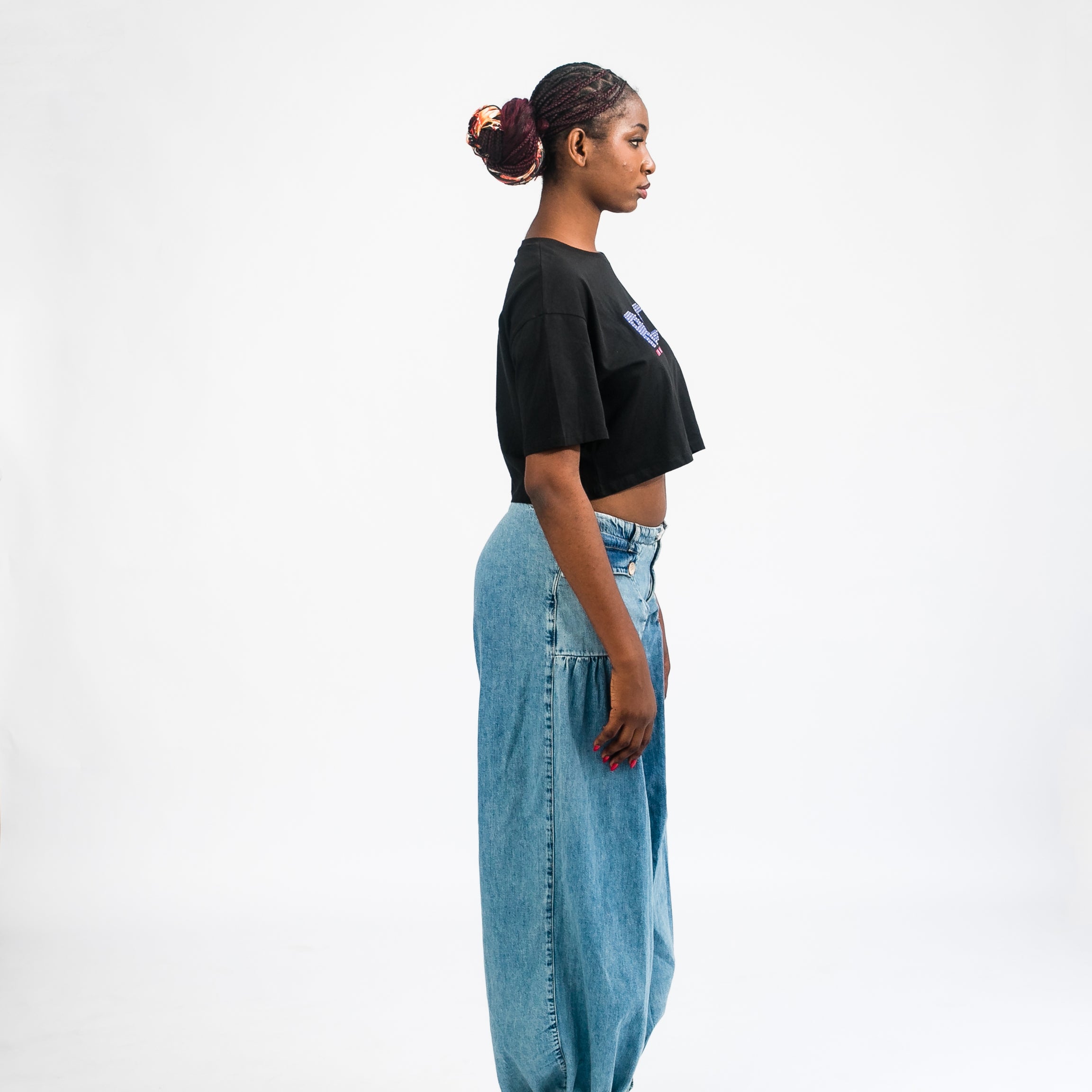 Women Black Rock Tshirt