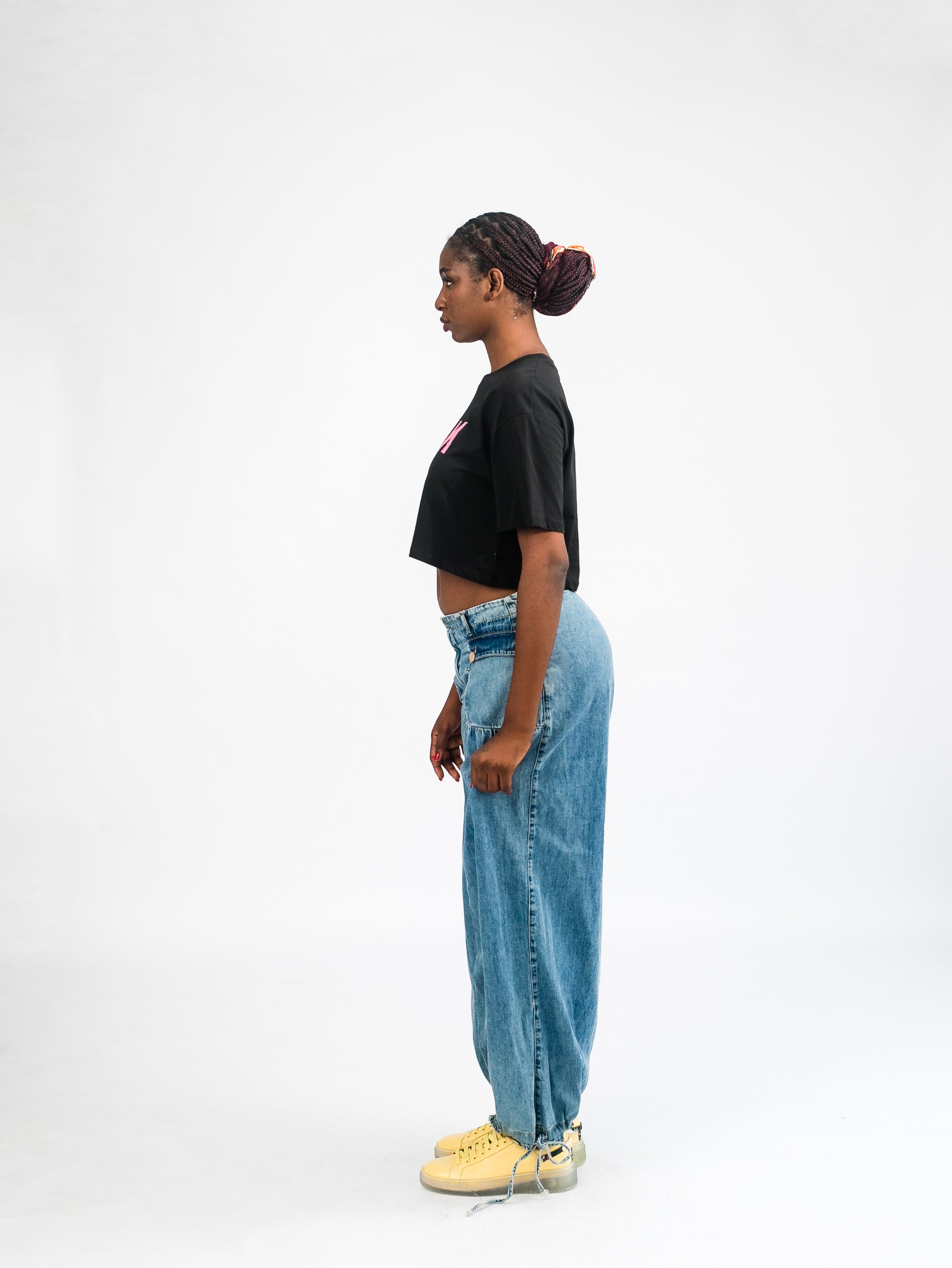 Women Black Rock Tshirt