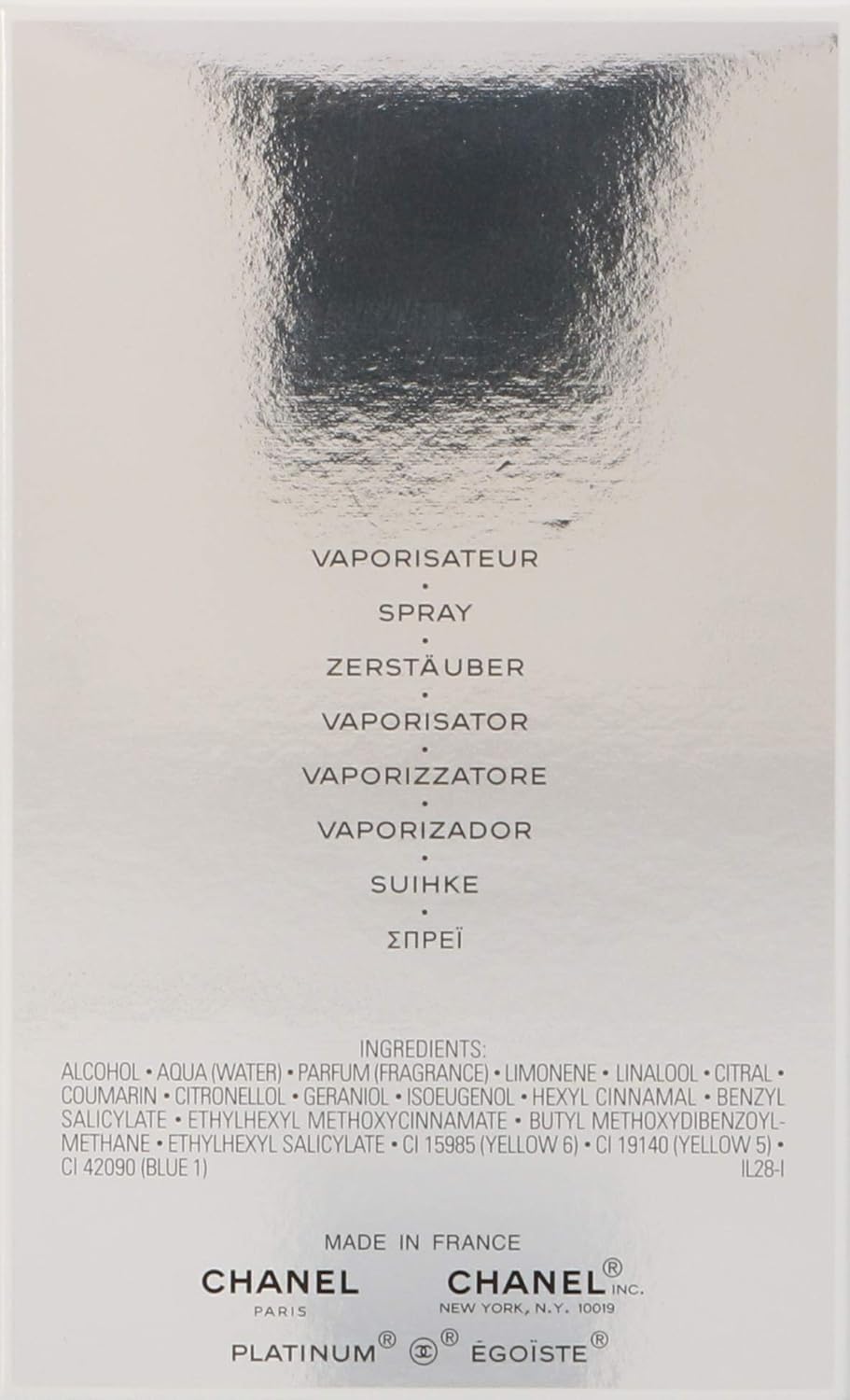 CHANEL Platinum Égoïste Eau de Toilette Spray